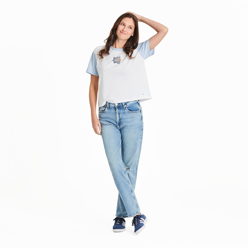 Women's Nice Daisy Short Sleeve Crusher Boxy Tee product image 5