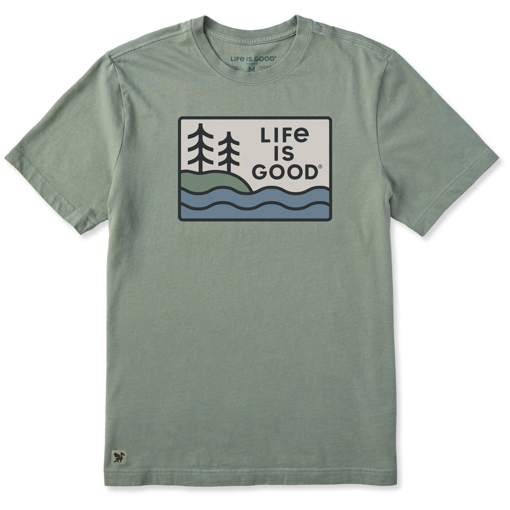 Men's Waves & Pines Short Sleeve Crusher Tee product image 1