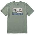 Men's Waves & Pines Short Sleeve Crusher Tee product image 1
