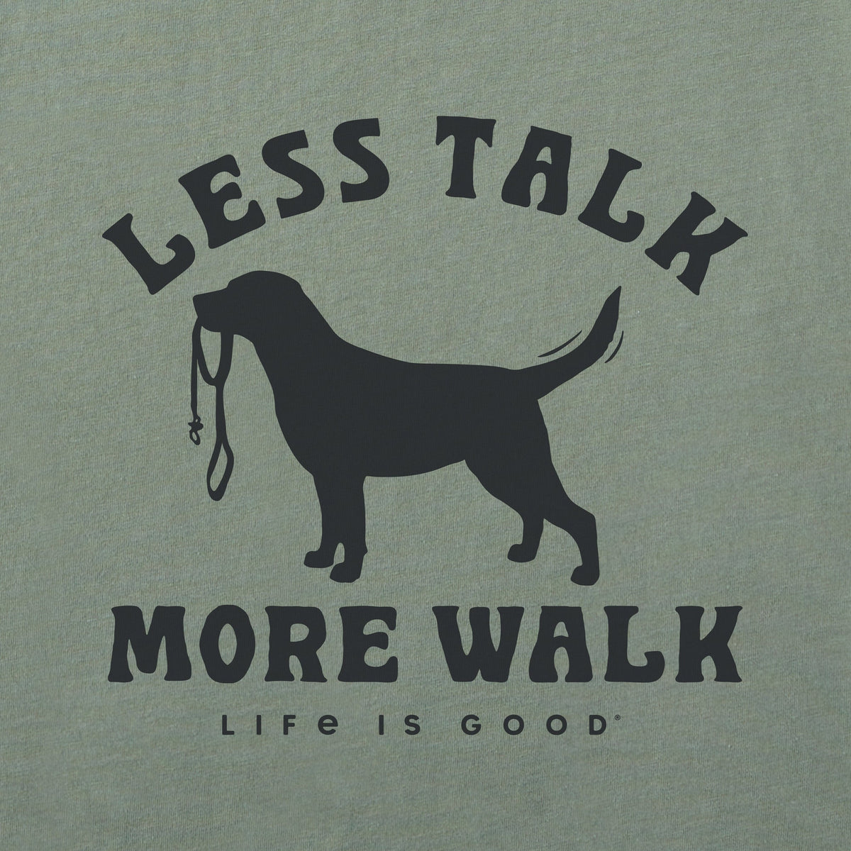 Men's Less Talk More Walk Leash Short Sleeve Crusher-LITE product image 2