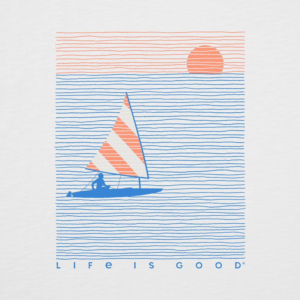 Men's Sail Into the Sunset Short Sleeve Slub Slim Fit Tee product image 2