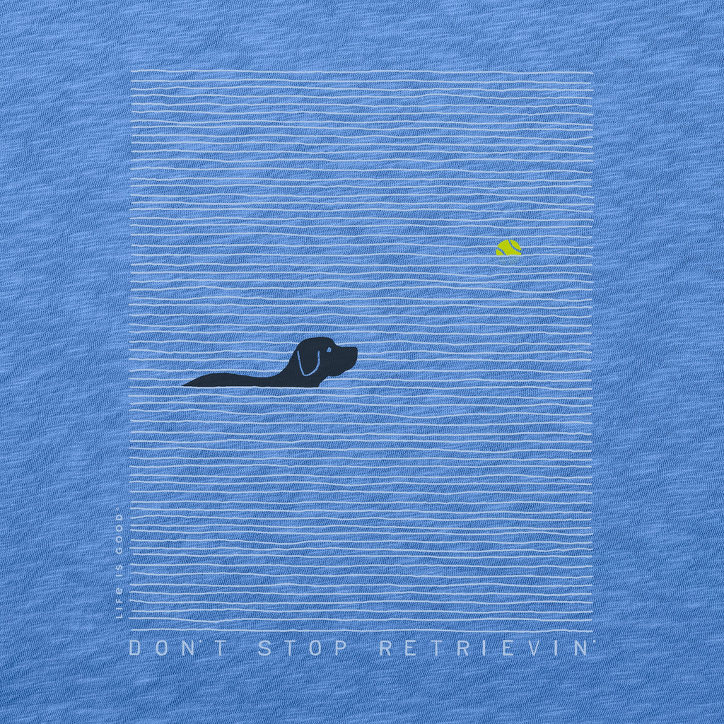 Men's Black Lab Retrievin' Short Sleeve Slub Slim Fit Tee product image 2