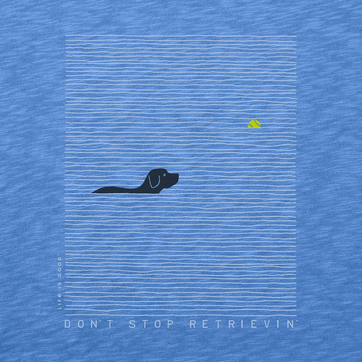 Men's Black Lab Retrievin' Short Sleeve Slub Slim Fit Tee product image 2