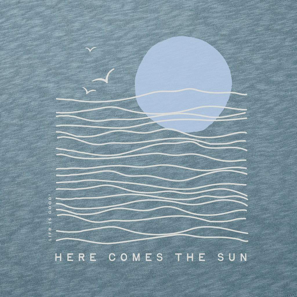 Men's Here Comes the Sun and Waves Short Sleeve Slub Slim product image 2