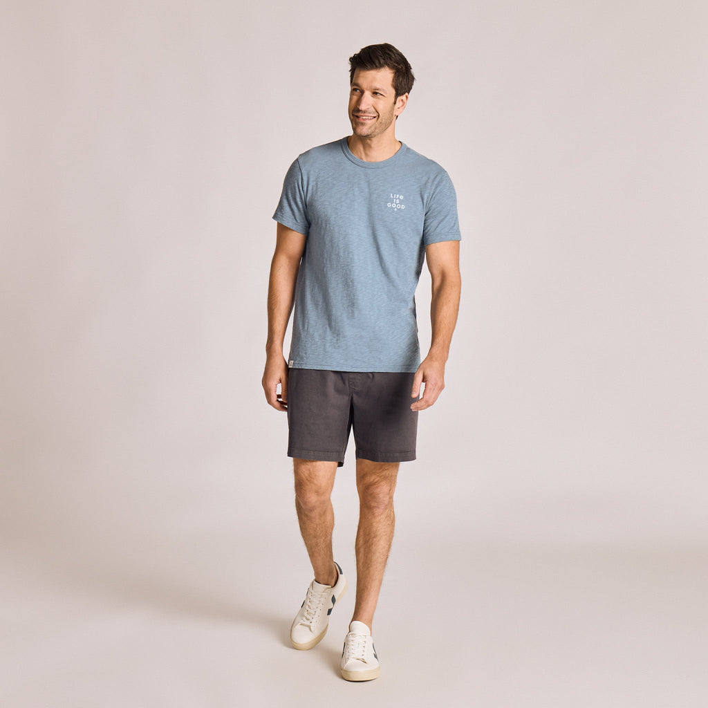 Men's Here Comes the Sun and Waves Short Sleeve Slub Slim product image 6