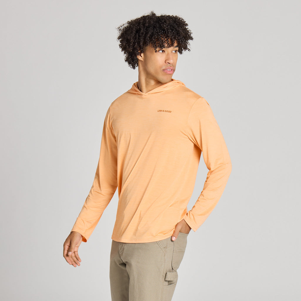 Men's Life is Good Long Sleeve Sun Crusher Hoodie product image 1