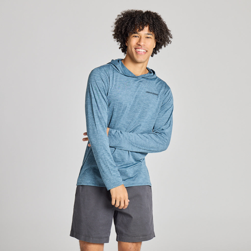 Men's Life is Good Long Sleeve Sun Crusher Hoodie product image 11