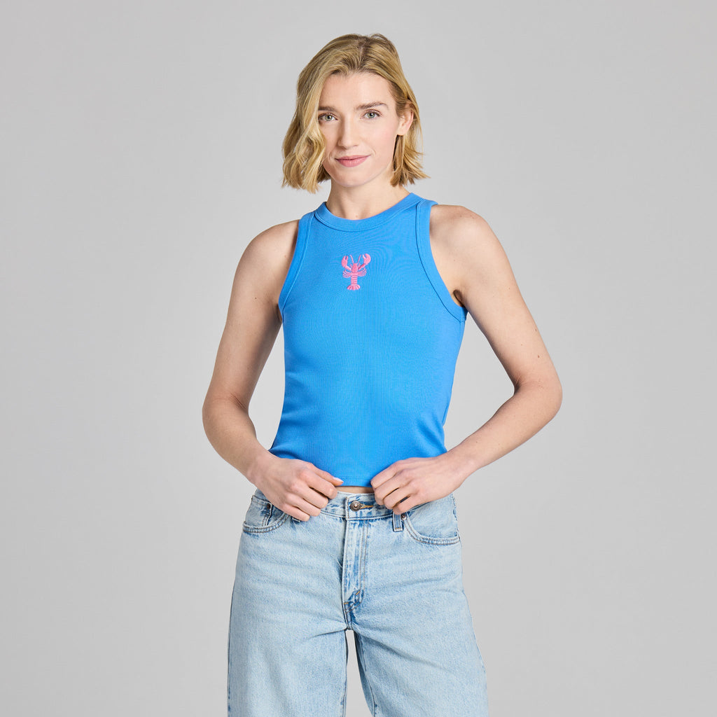 Women's Lobster Claws Fitted Rib Tank product image 1