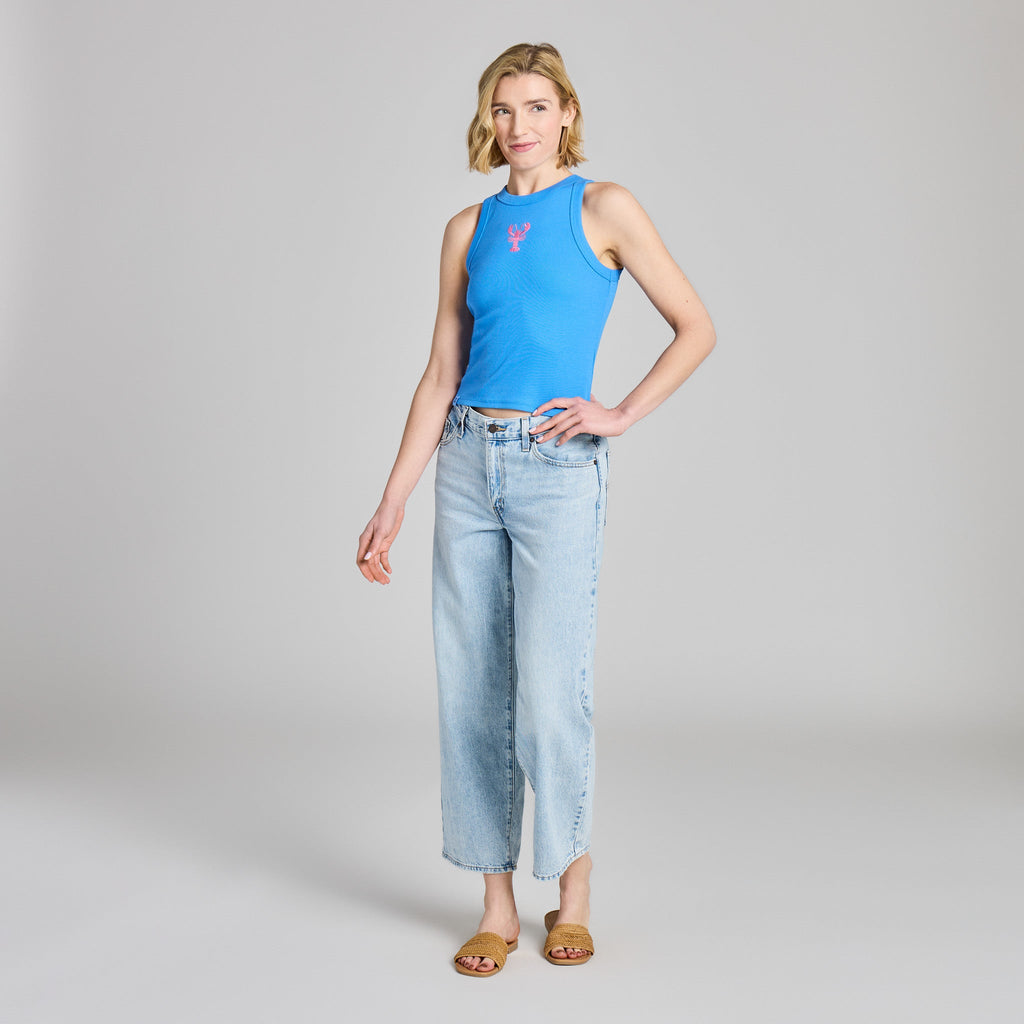 Women's Lobster Claws Fitted Rib Tank product image 5