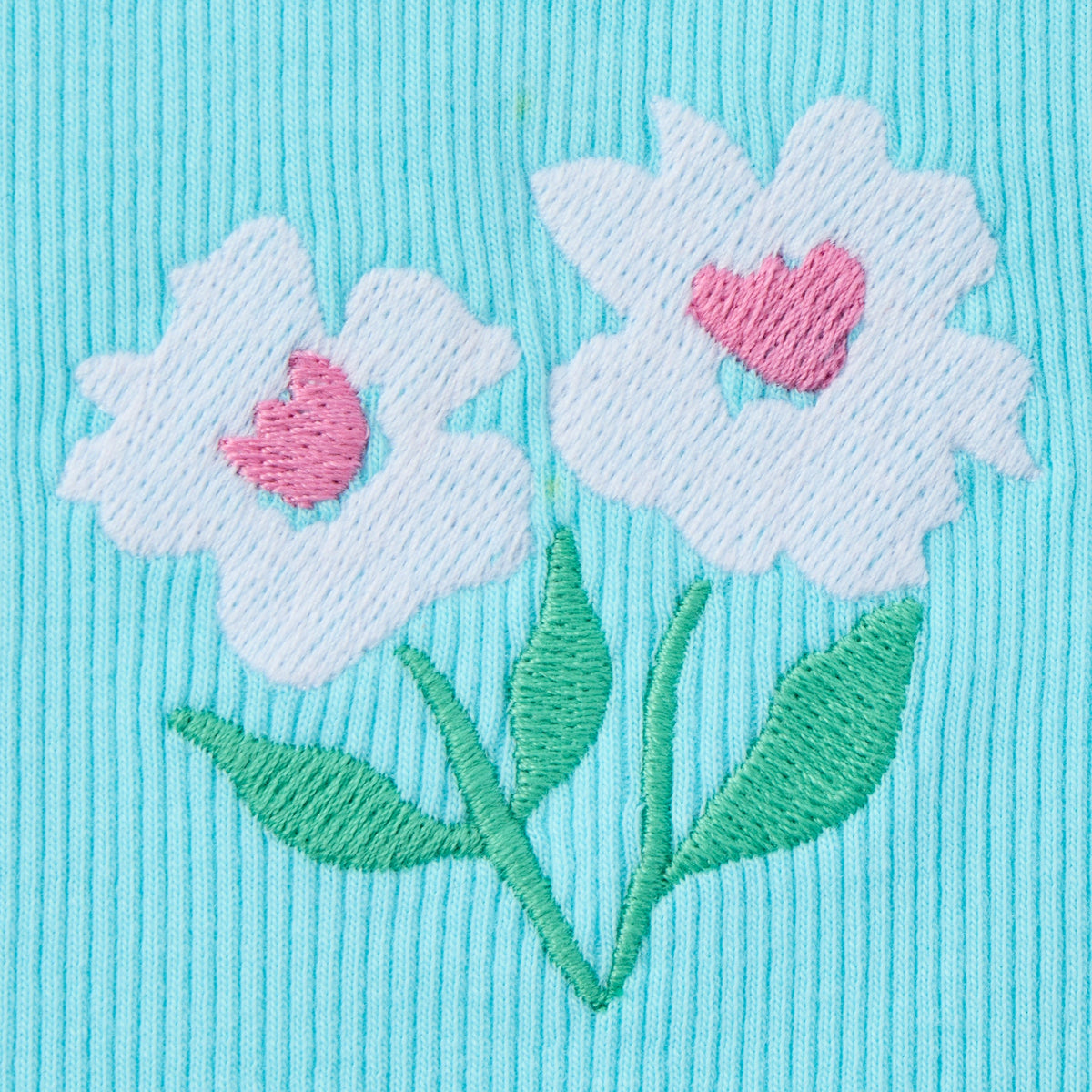Women's Flower Duo Fitted Rib Tank product image 2