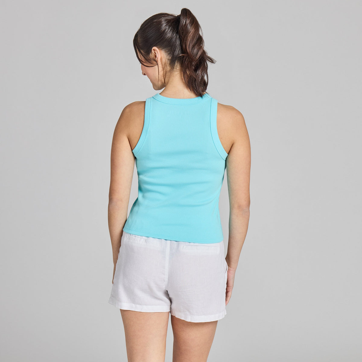 Women's Flower Duo Fitted Rib Tank product image 3