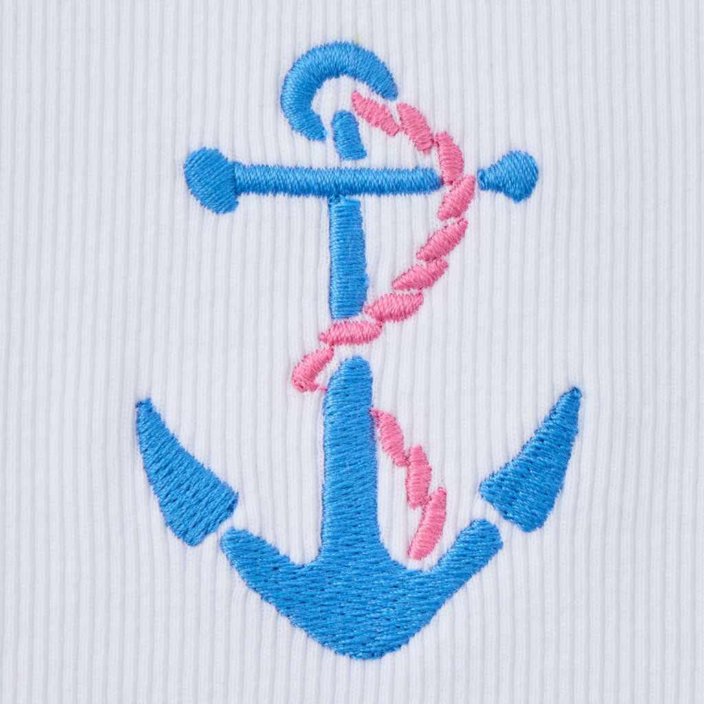 Women's Anchors Away Fitted Rib Tank product image 2