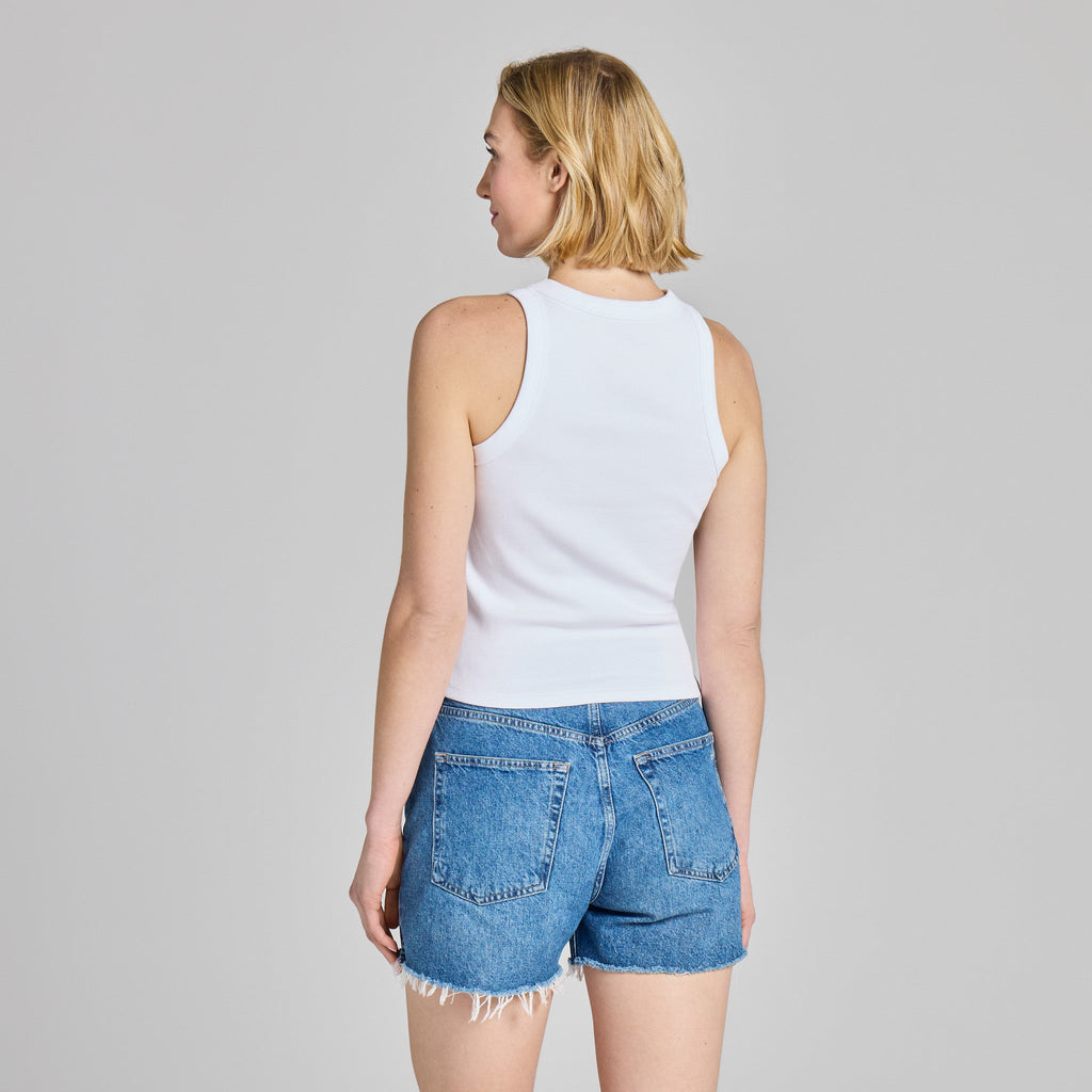 Women's Anchors Away Fitted Rib Tank product image 3