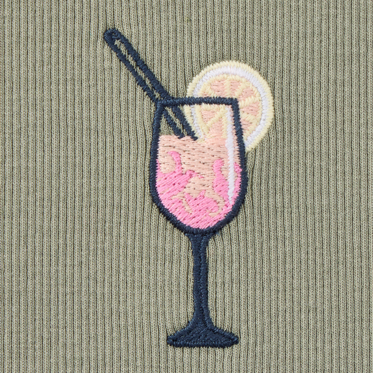 Women's Embroidered Spritz Fitted Rib Tank product image 2