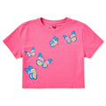 Kids Butterfly Flock Short Sleeve Crusher Boxy Tee product image 1