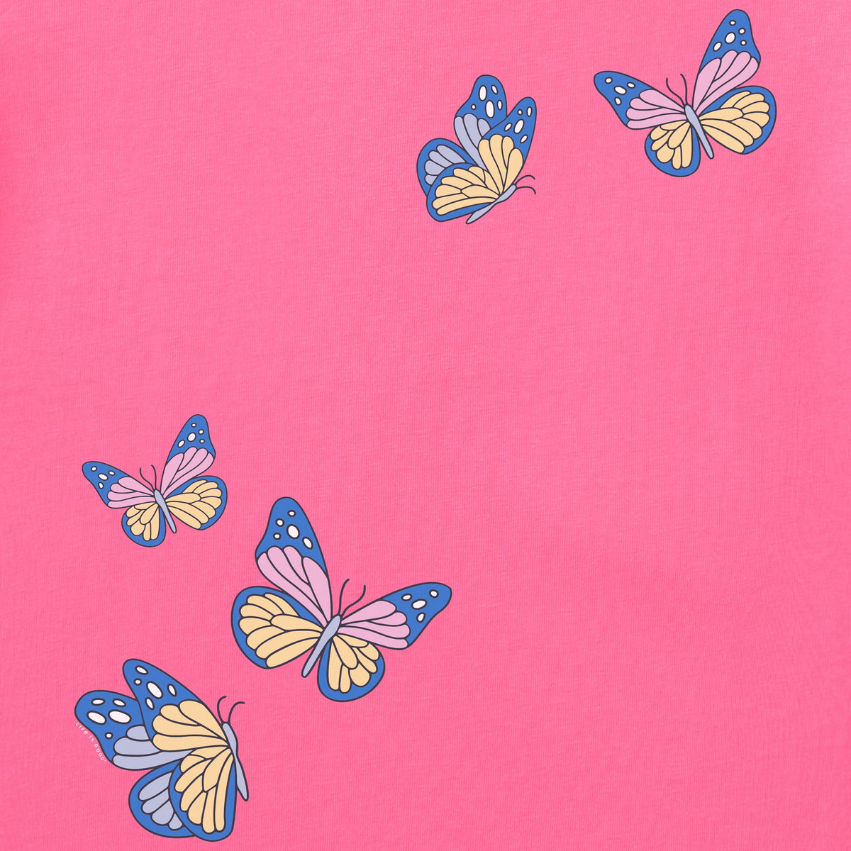 Kids Butterfly Flock Short Sleeve Crusher Boxy Tee product image 2