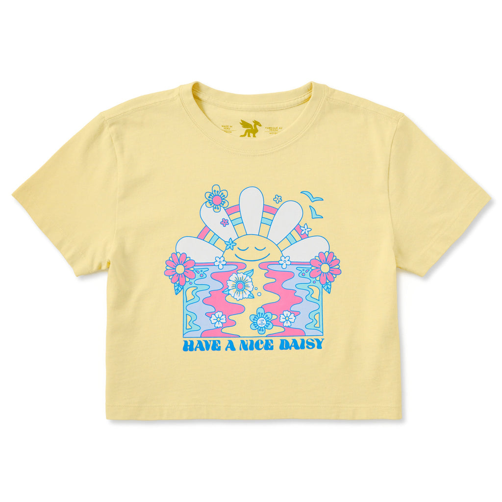 Kids Have a Nice Daisy Sunrise Short Sleeve Crusher Boxy Tee product image 1