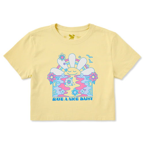 Kids Have a Nice Daisy Sunrise Short Sleeve Crusher Boxy Tee product image 1