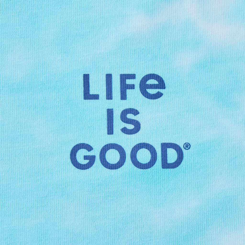 Men's Stacked Life is Good Short Sleeve Crusher Tie-Dye Tee product image 2