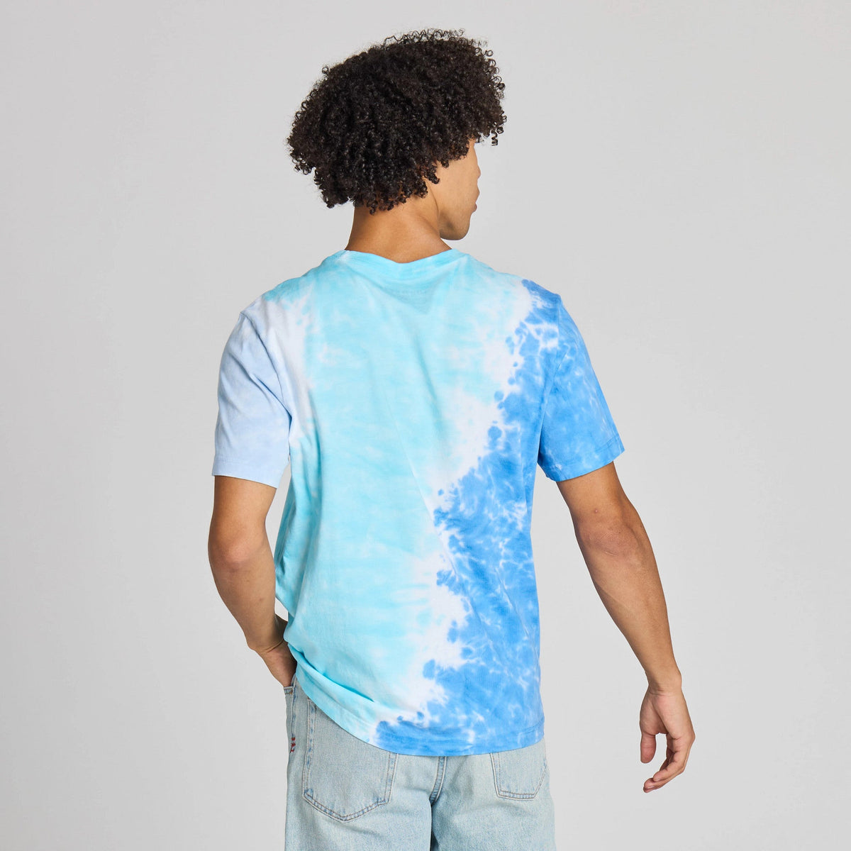 Men's Stacked Life is Good Short Sleeve Crusher Tie-Dye Tee product image 3