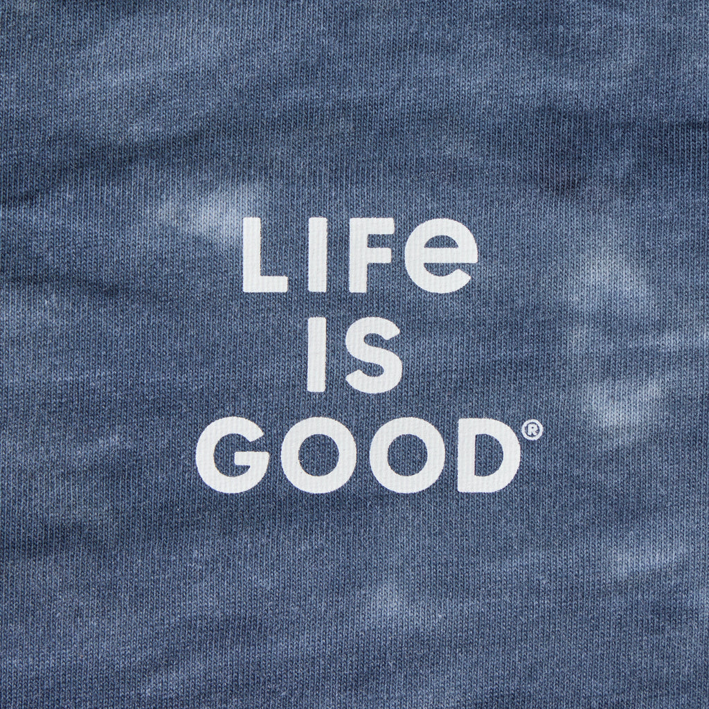Men's Stacked Life is Good Short Sleeve Crusher Tie-Dye Tee product image 12