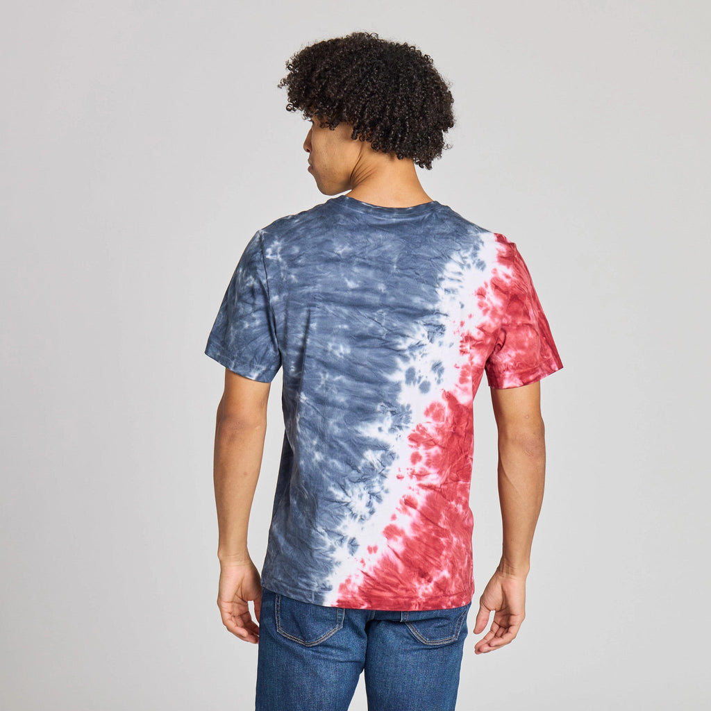 Men's Stacked Life is Good Short Sleeve Crusher Tie-Dye Tee product image 13