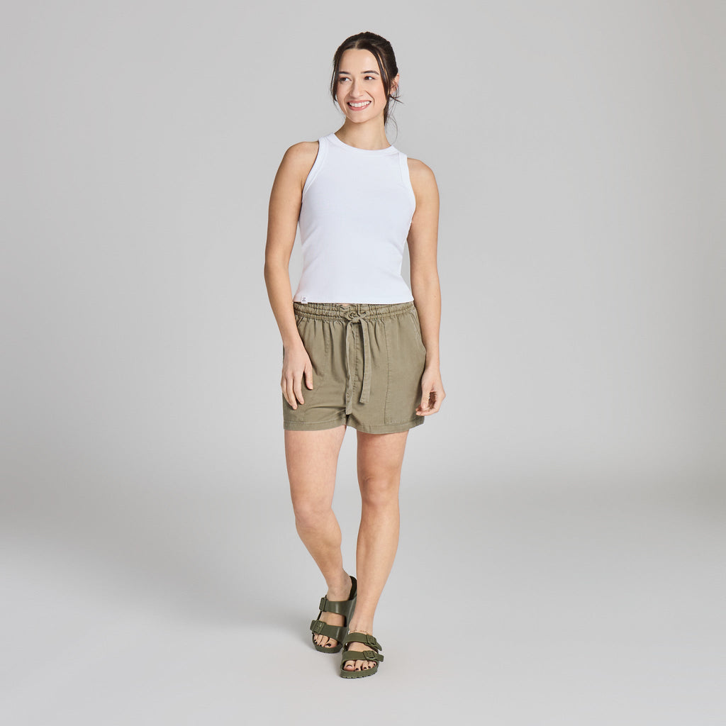 Women's Solid Fitted Rib Tank product image 8