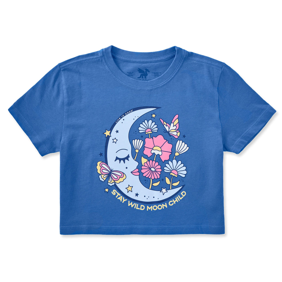 Kids Stay Wild Moon Child Flowers Short Sleeve Crusher Boxy product image 1
