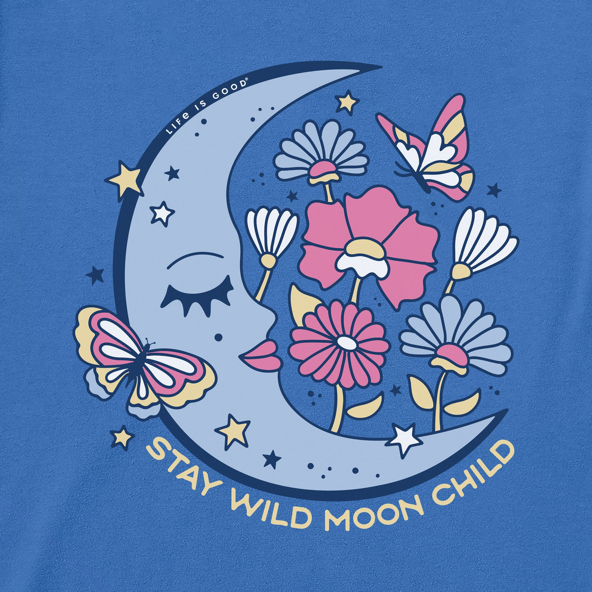 Kids Stay Wild Moon Child Flowers Short Sleeve Crusher Boxy product image 2