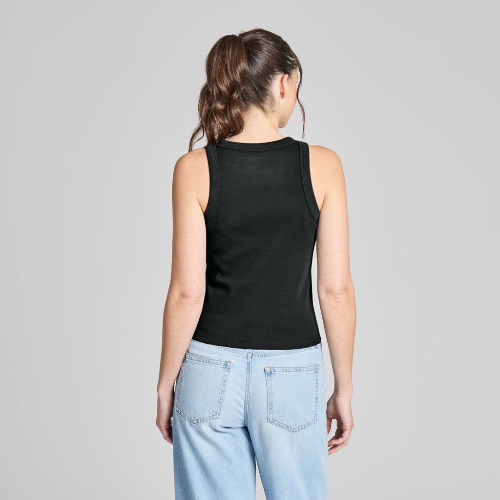 Women's Solid Fitted Rib Tank product image 14