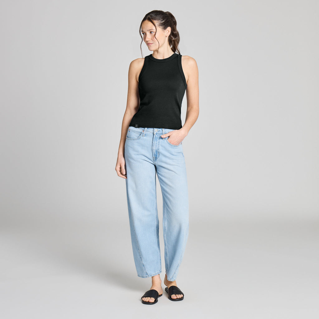 Women's Solid Fitted Rib Tank product image 16