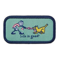 Jake & Rocket Tug of War Woven Patch