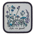 Realaxed Wildflowers Woven Patch