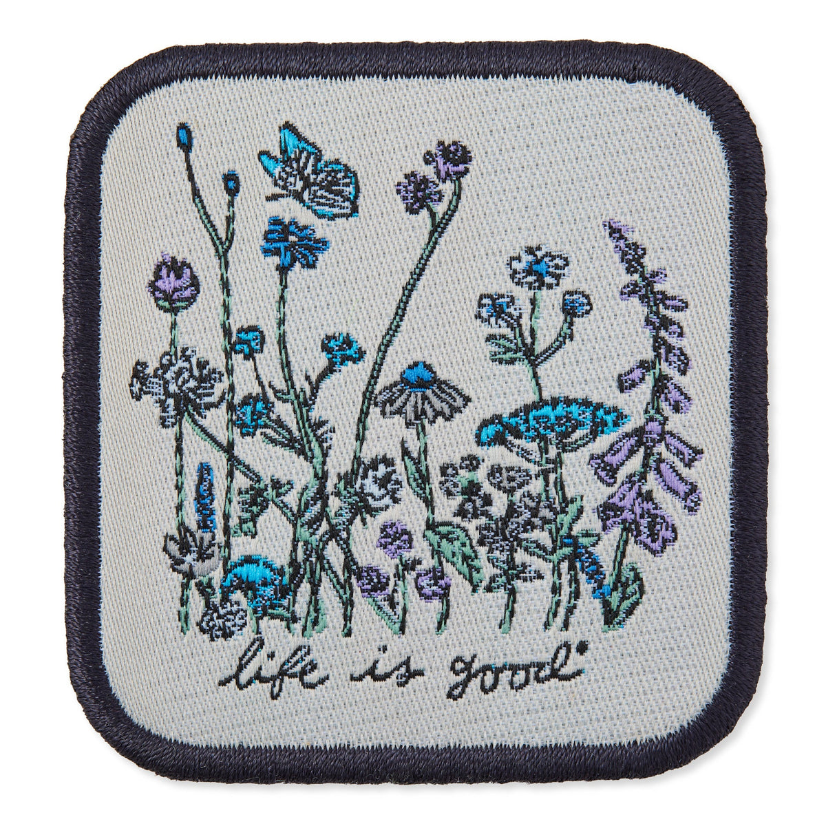 Realaxed Wildflowers Woven Patch