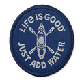 Just Add Water and Kayak Woven Patch