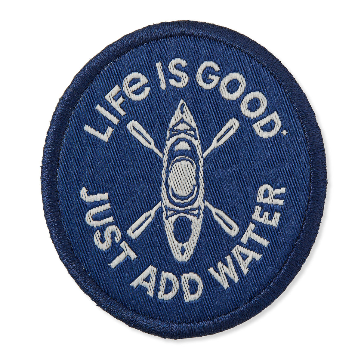 Just Add Water and Kayak Woven Patch