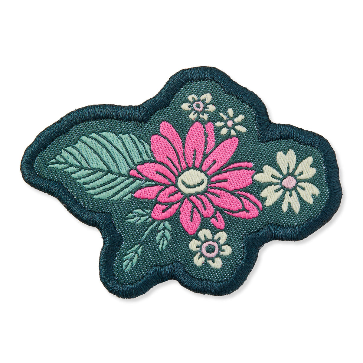 Beautiful Energy Flowers Woven Patch