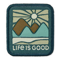 A Sunset Mountain Woven Patch