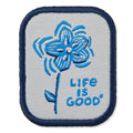 Forget Me Not Patch Woven Patch