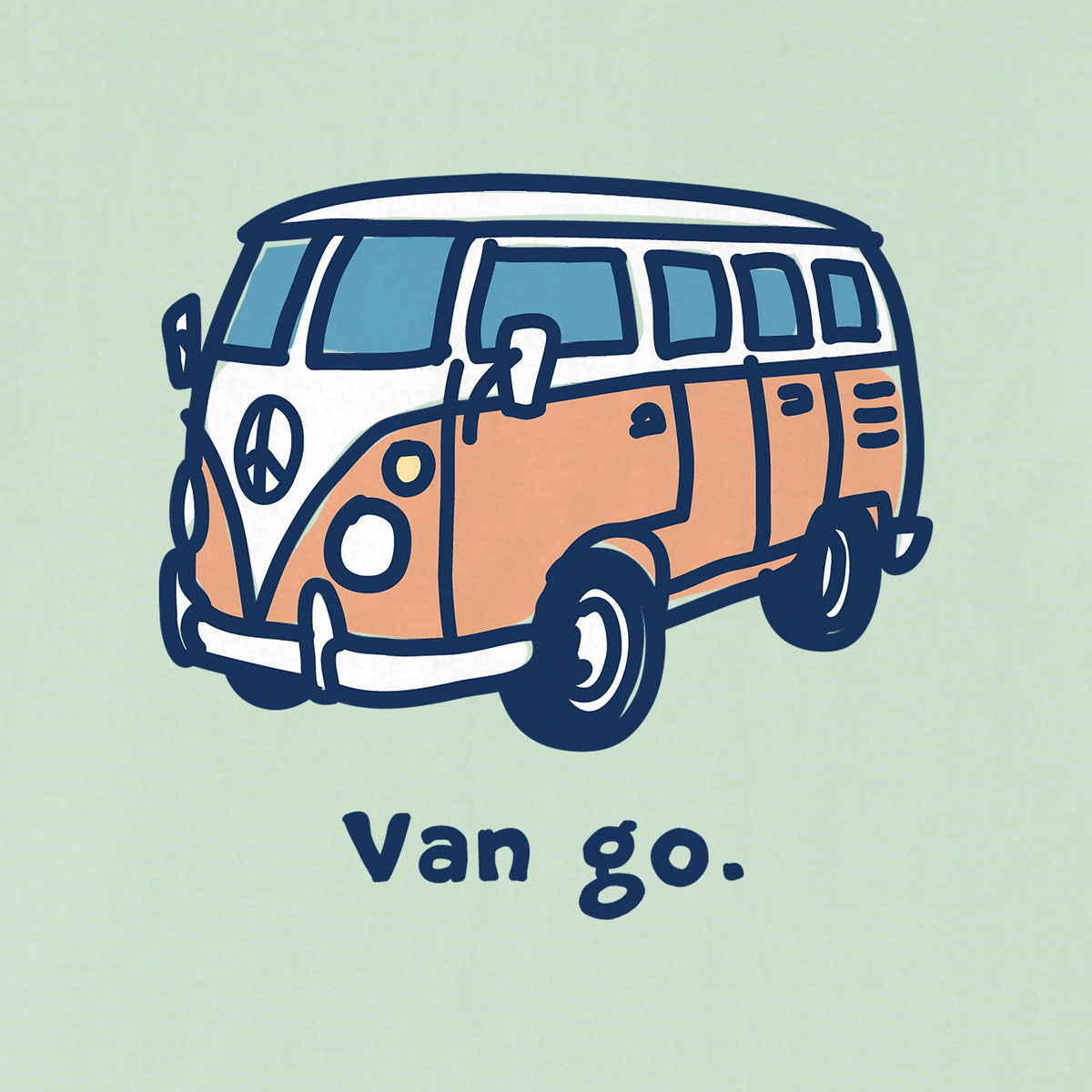 Women's Van Go Retro Short Sleeve Crusher Tee product image 2