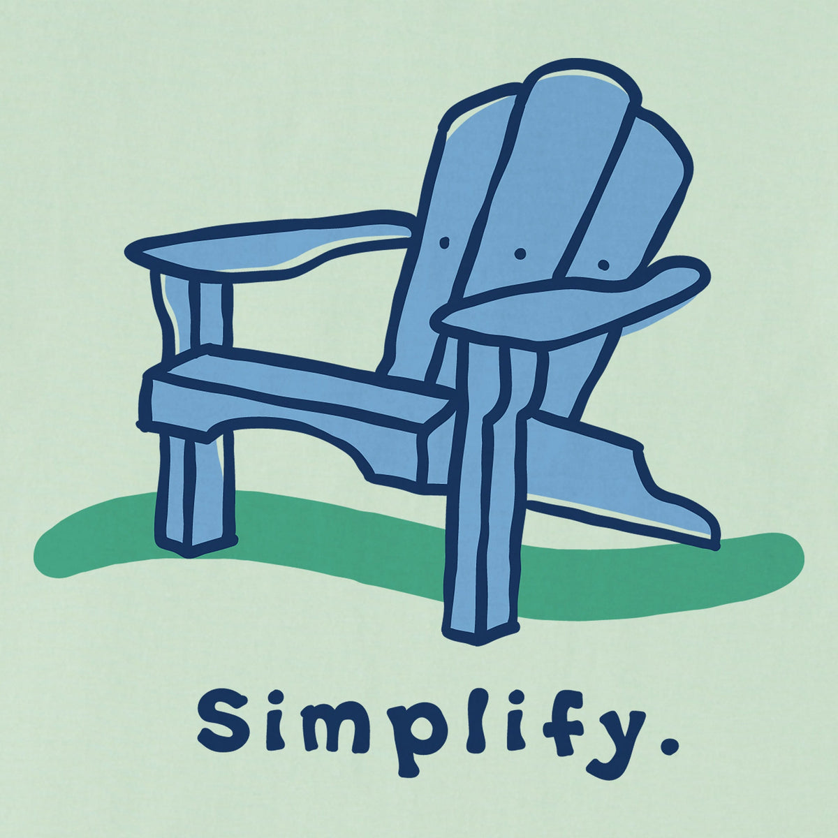 Women's Adirondack Chair Simplify Short Sleeve Crusher Tee product image 2