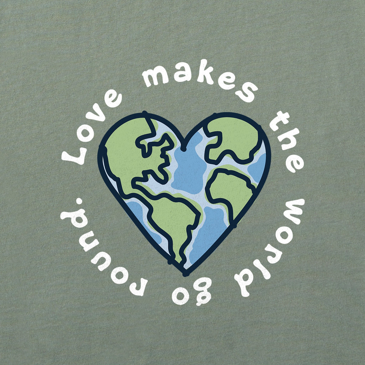 Women's Love Earth Short Sleeve Crusher Tee product image 2