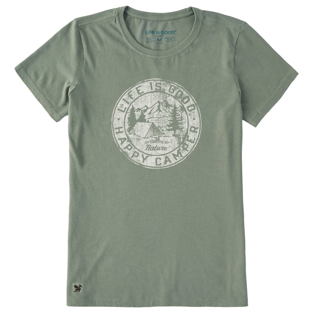 Women's Happy Camper Coin Short Sleeve Crusher Tee product image 1
