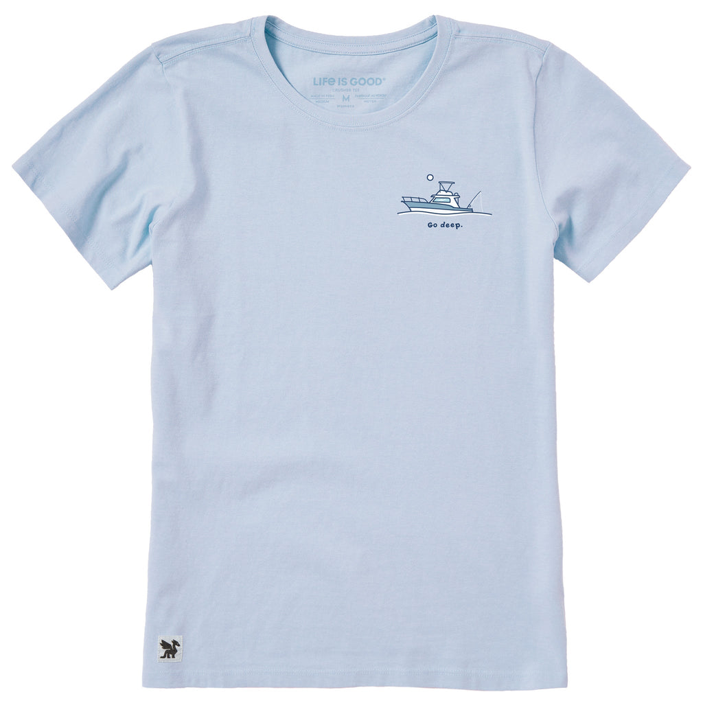 Women's Go Deep Boat Short Sleeve Crusher Tee product image 1