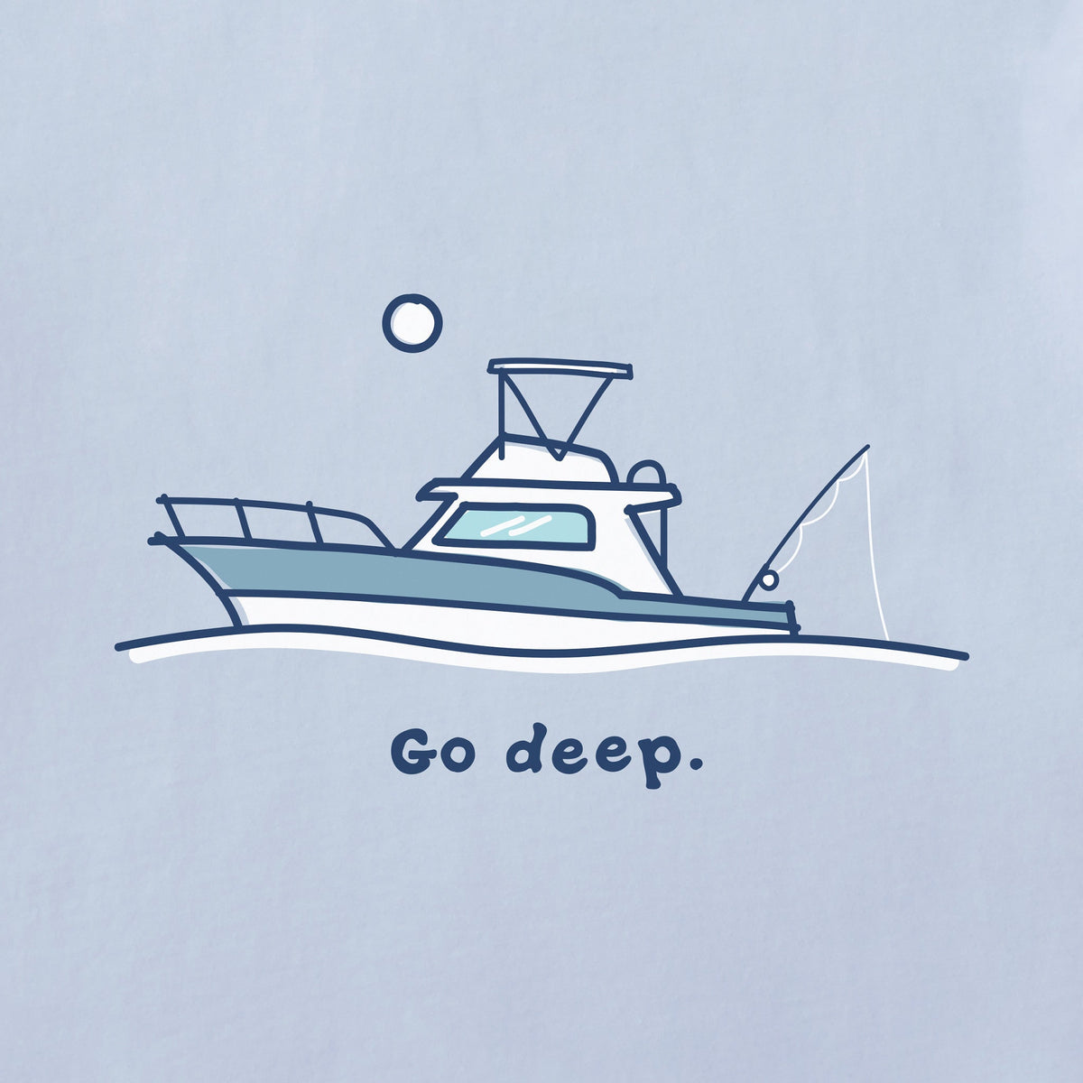 Women's Go Deep Boat Short Sleeve Crusher Tee product image 2