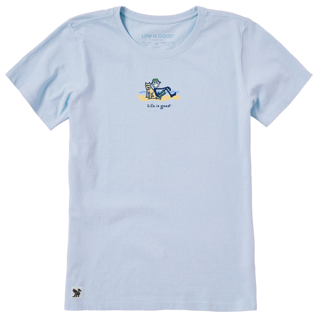 Women's Lean On Me Jake and Rocket Short Sleeve Crusher Tee