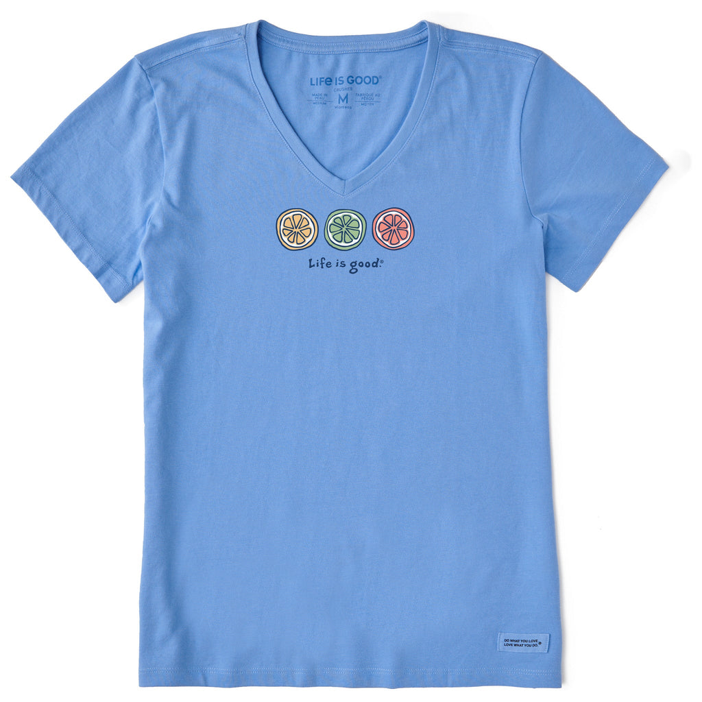 Women's Fruit Slices Short Sleeve Crusher Vee product image 1