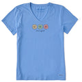 Women's Fruit Slices Short Sleeve Crusher Vee product image 1