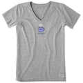 Women's Hot Mug Short Sleeve Crusher Vee