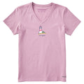 Women's Lighthouse Short Sleeve Crusher Vee product image 1